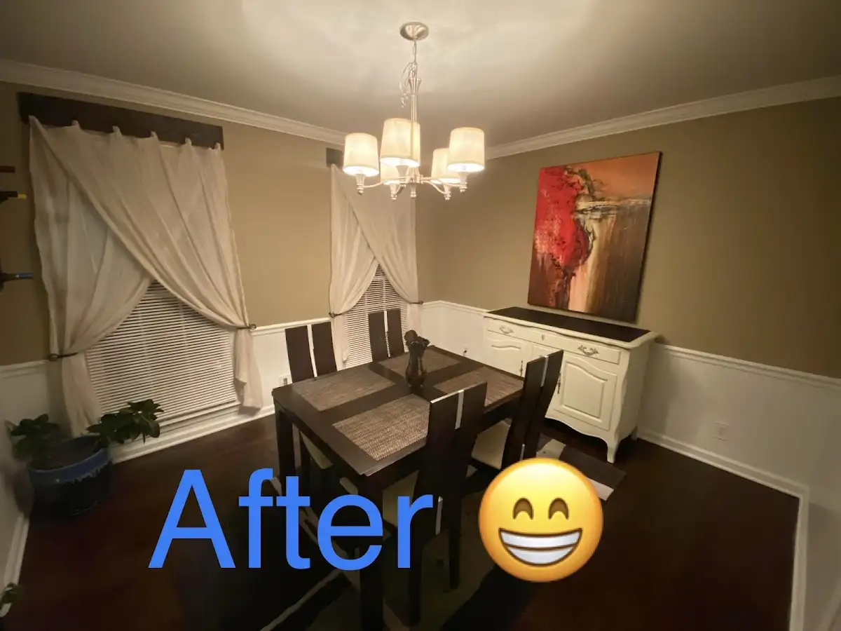 Professional dining room restoration after water damage in Enoch