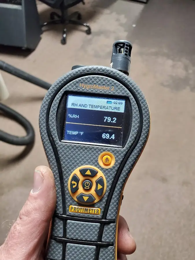 Moisture meter humidity assessment for Fire & Smoke Damage Restoration in Enoch